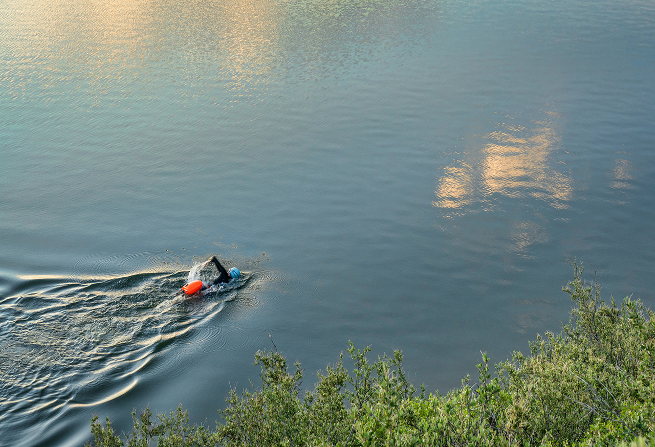 Swimmer in water